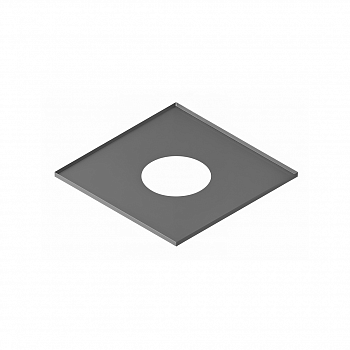 Фланец декор 400*400 0.5мм d80 430